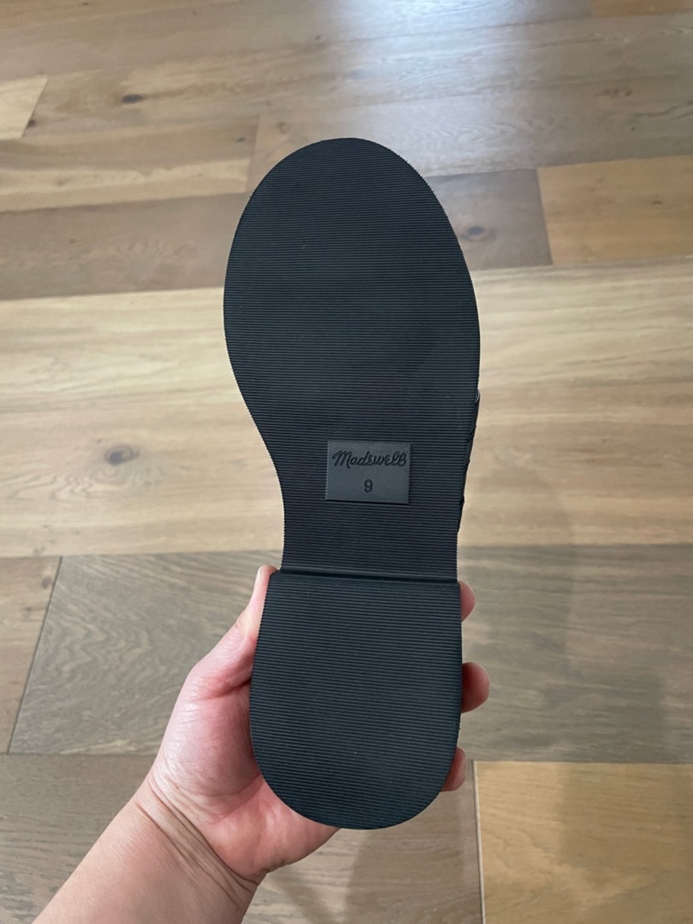 Madewell The Alina Platform Sandal In True Black Size 9 New! - Picture 12 of 12